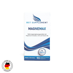 Magnemax Magnezyum Complex Alman Üretimi Dörtlü Form  Bisglisinat Sitrat Malat ve Taurat 90 Kapsül