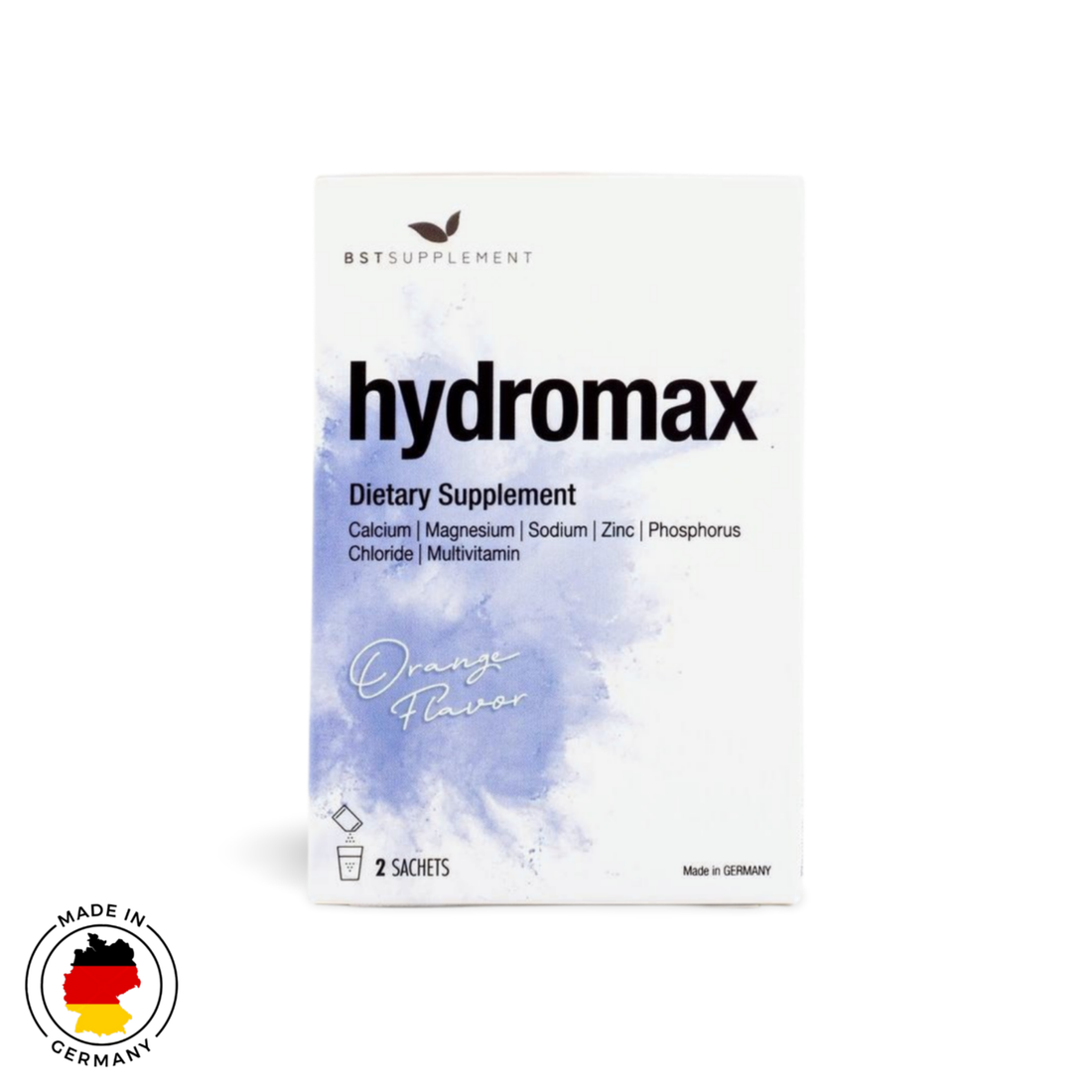 Hydromax 8 kutu 16 Şase – Magnezyum, Kalsiyum, Klor, Sodyum, C ve B Vitaminleri İçeren Mineral, Multivitamin Takviye